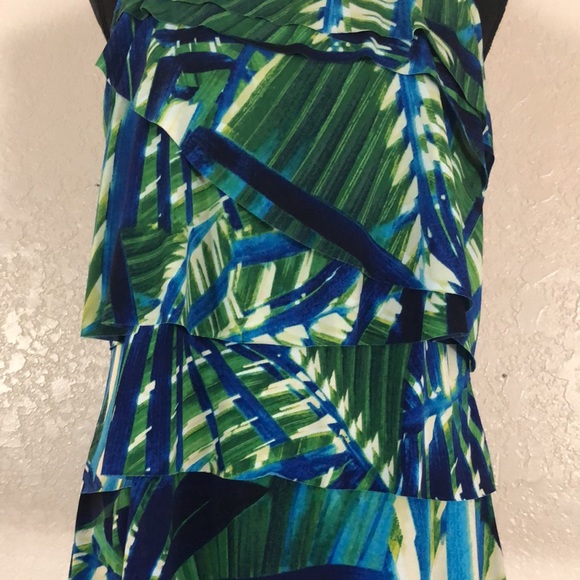 Worthington sleeveless layered blouse. SzL - Picture 3 of 7